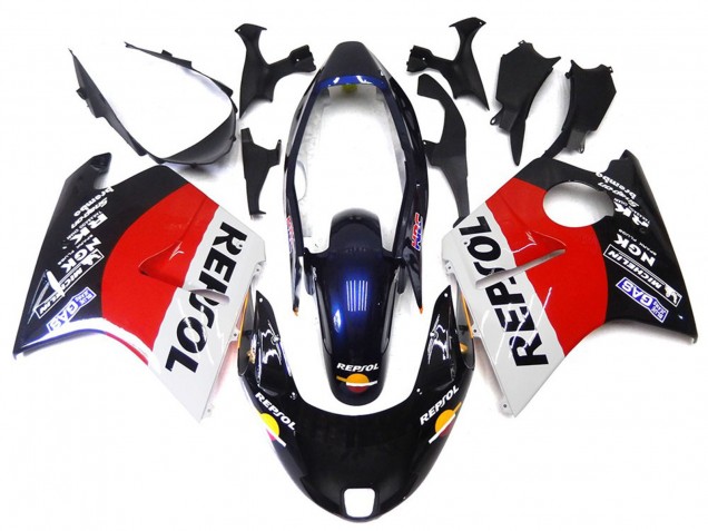 1996-2007 Rosso Nero & Bianco Repsol Honda CBR1100XX Carena Moto 1996-2007 Rosso Nero & Bianco Repsol Honda CBR1100XX Carena Moto