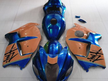 1997-2007 Blu Lucido & Marrone Suzuki GSXR 1300 Carena Moto