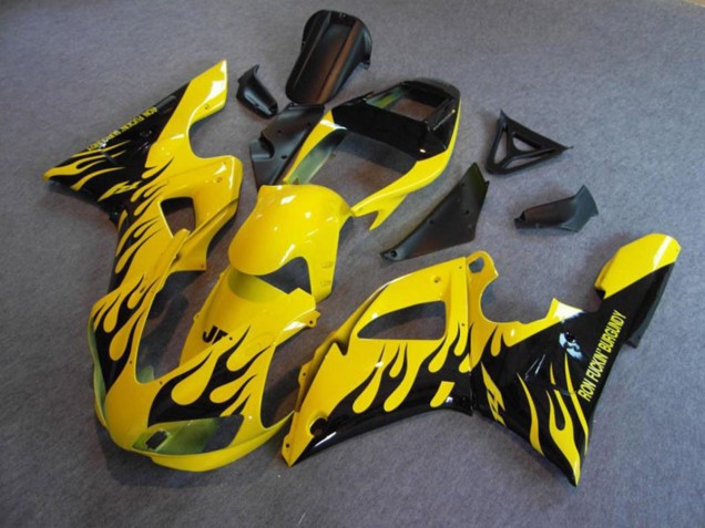 1998-1999 Jaune Flamme Yamaha R1 Carena Moto 1998-1999 Jaune Flamme Yamaha R1 Carena Moto