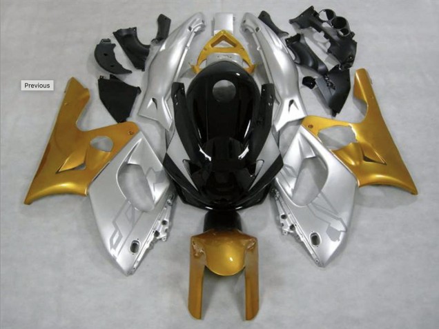 1998-2007 Oro & Argento Lucido Yamaha YZF600 Carena Moto 1998-2007 Oro & Argento Lucido Yamaha YZF600 Carena Moto