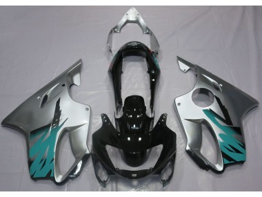 1999-2000 Argento Lucido & Verde Acqua Honda CBR600 F4 Carena Moto