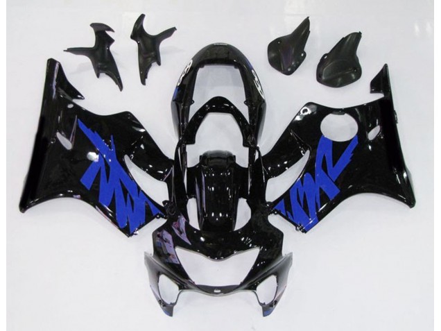 1999-2000 Nero Lucido & Blu Honda CBR600 F4 Carena Moto 1999-2000 Nero Lucido & Blu Honda CBR600 F4 Carena Moto