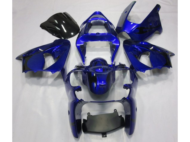 2000-2002 Blu Metallizzato Kawasaki ZX6R Carena Moto 2000-2002 Blu Metallizzato Kawasaki ZX6R Carena Moto