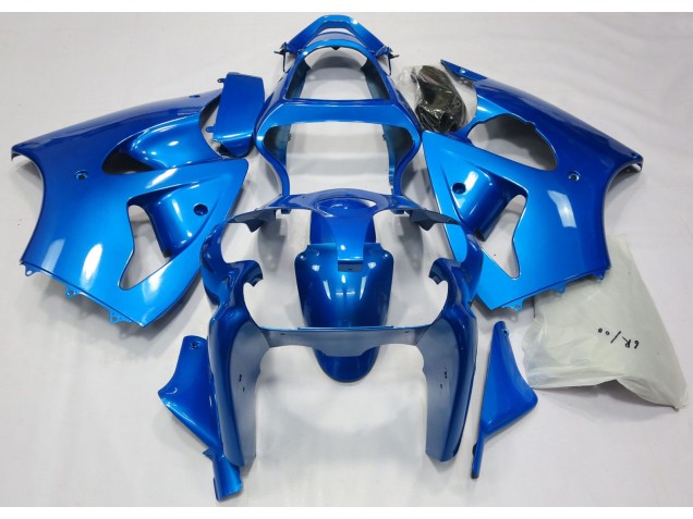 2000-2002 Blu Vibrante Kawasaki ZX6R Carena Moto 2000-2002 Blu Vibrante Kawasaki ZX6R Carena Moto