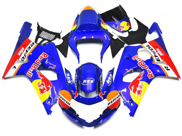 2000-2002 Kit Stile OEM Red Bull Suzuki GSXR 1000 Carena Moto 2000-2002 Kit Stile OEM Red Bull Suzuki GSXR 1000 Carena Moto