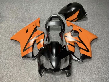 2001-2003 Nero Opaco & Arancione Honda CBR600 F4i Carena Moto