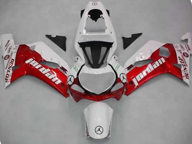 2001-2003 Rosso Jordan Suzuki GSXR 600-750 Carena Moto 2001-2003 Rosso Jordan Suzuki GSXR 600-750 Carena Moto