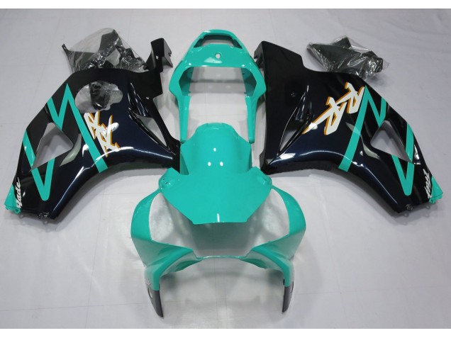 2002-2003 Nero Lucido & Ciano Honda CBR954RR Carena Moto 2002-2003 Nero Lucido & Ciano Honda CBR954RR Carena Moto