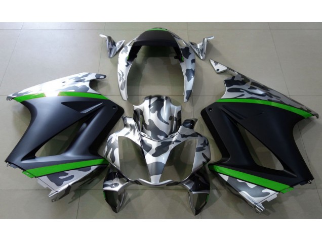 2002-2012 Grigio Mimetico & Verde Honda VFR800 Carena Moto 2002-2012 Grigio Mimetico & Verde Honda VFR800 Carena Moto