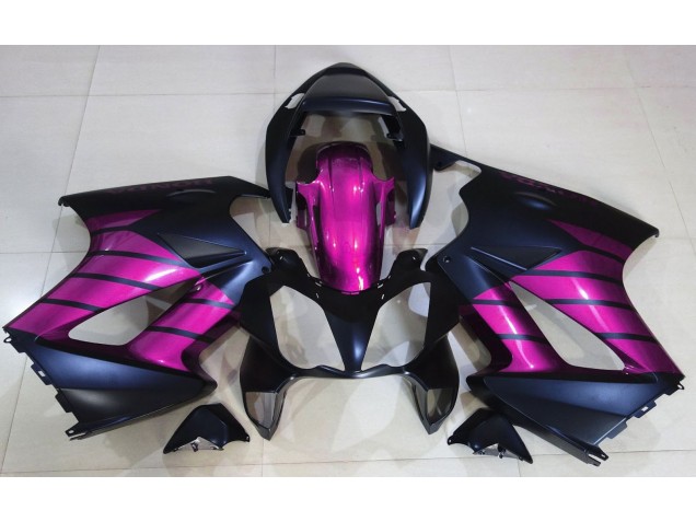 2002-2012 Nero Opaco & Rosa Honda VFR800 Carena Moto 2002-2012 Nero Opaco & Rosa Honda VFR800 Carena Moto