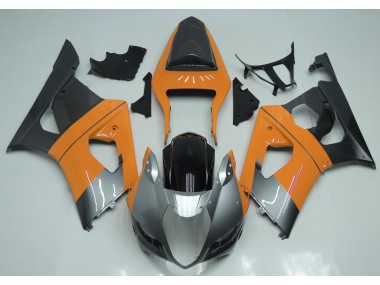 2003-2004 Arancio Chiaro Argento & Nero Suzuki GSXR 1000 Carena Moto