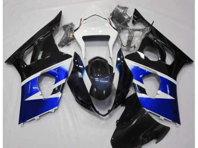 2003-2004 Nero Blu & Bianco Suzuki GSXR 1000 Carena Moto 2003-2004 Nero Blu & Bianco Suzuki GSXR 1000 Carena Moto