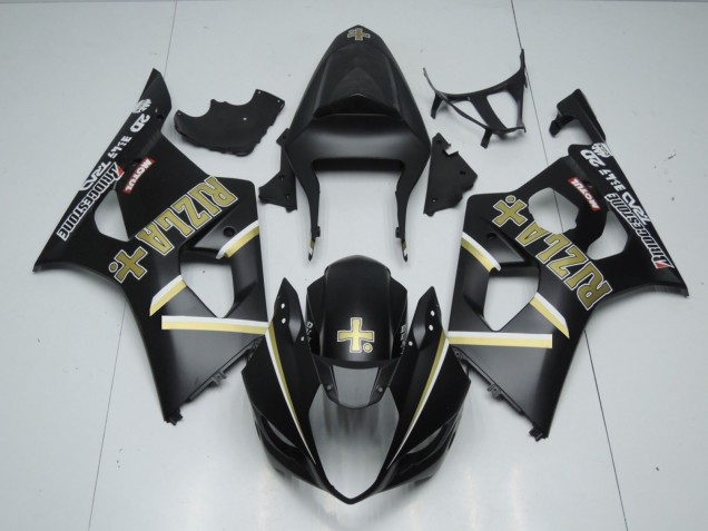 2003-2004 Nero Opaco Rizla Suzuki GSXR 1000 Carena Moto
