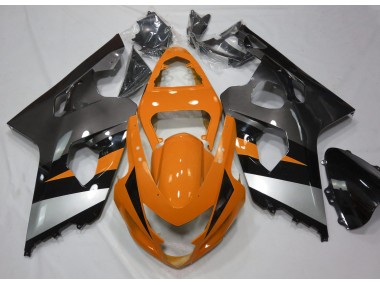 2004-2005 Arancione & Argento Suzuki GSXR 600-750 Carena Moto