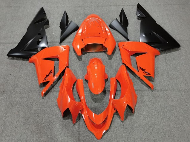 2004-2005 Nero Arancione Kawasaki ZX10R Carena Moto 2004-2005 Nero Arancione Kawasaki ZX10R Carena Moto