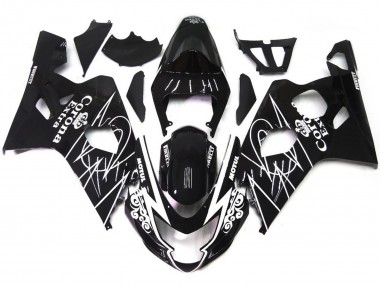 2004-2005 Stile Nero Lucido Corona Suzuki GSXR 600-750 Carena Moto