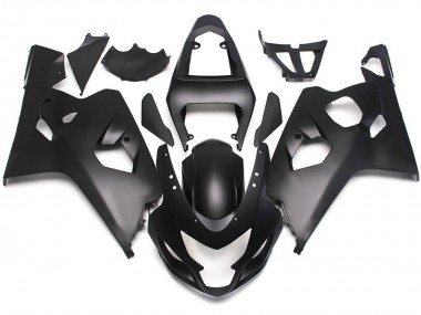 2004-2005 Stile Nero Opaco Con Decalcomanie Rosse Suzuki GSXR 600-750 Carena Moto
