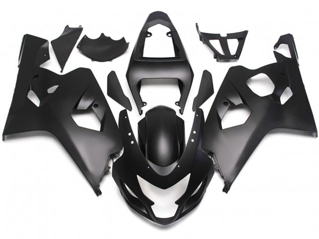 2004-2005 Stile Nero Opaco Con Decalcomanie Rosse Suzuki GSXR 600-750 Carena Moto 2004-2005 Stile Nero Opaco Con Decalcomanie Rosse Suzuki GSXR 600-750 Carena Moto