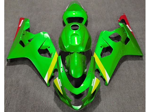 2004-2005 Verde Lucido Suzuki GSXR 600-750 Carena Moto 2004-2005 Verde Lucido Suzuki GSXR 600-750 Carena Moto