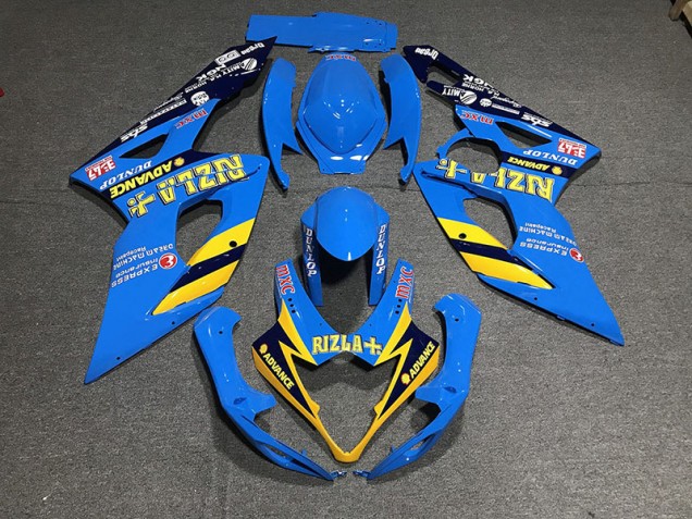 2005-2006 Azzurro Rizla Suzuki GSXR 1000 Carena Moto 2005-2006 Azzurro Rizla Suzuki GSXR 1000 Carena Moto