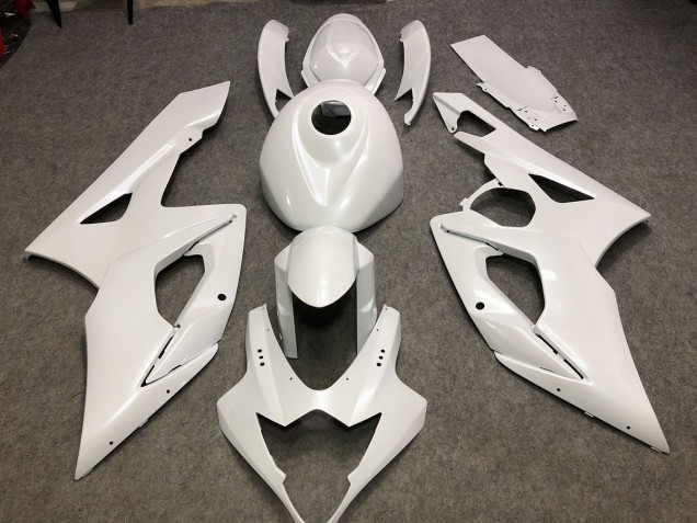 2005-2006 Bianco Lucido Liscio Suzuki GSXR 1000 Carena Moto 2005-2006 Bianco Lucido Liscio Suzuki GSXR 1000 Carena Moto