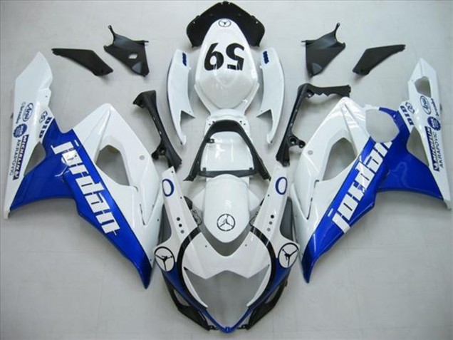 2005-2006 Bleu Jordan Suzuki GSXR 1000 Carena Moto 2005-2006 Bleu Jordan Suzuki GSXR 1000 Carena Moto