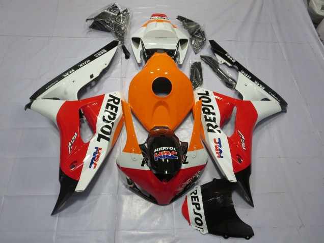 2006-2007 Arancione Repsol Honda CBR1000RR Carena Moto 2006-2007 Arancione Repsol Honda CBR1000RR Carena Moto
