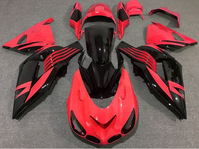 2006-2011 Rosso Brillante Kawasaki ZX14R Carena Moto 2006-2011 Rosso Brillante Kawasaki ZX14R Carena Moto