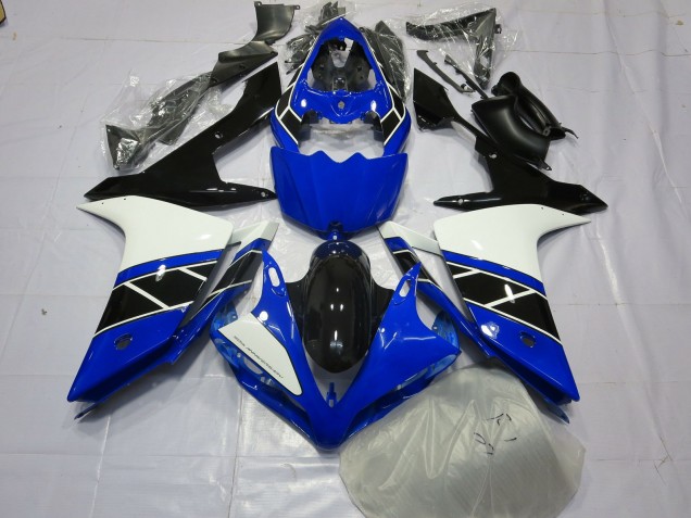 2007-2008 Nero Bianco & Nero Yamaha R1 Carena Moto 2007-2008 Nero Bianco & Nero Yamaha R1 Carena Moto
