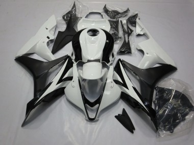 2007-2008 Pulito Bianco & Nero Honda CBR600RR Carena Moto