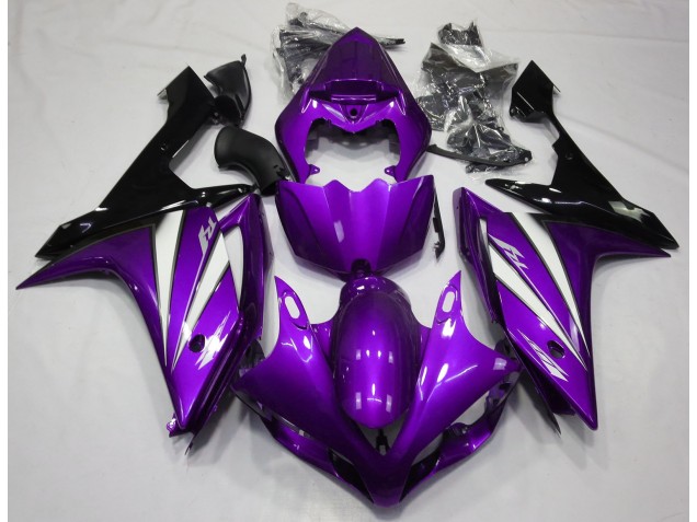 2007-2008 Viola Bianco & Nero Yamaha R1 Carena Moto 2007-2008 Viola Bianco & Nero Yamaha R1 Carena Moto