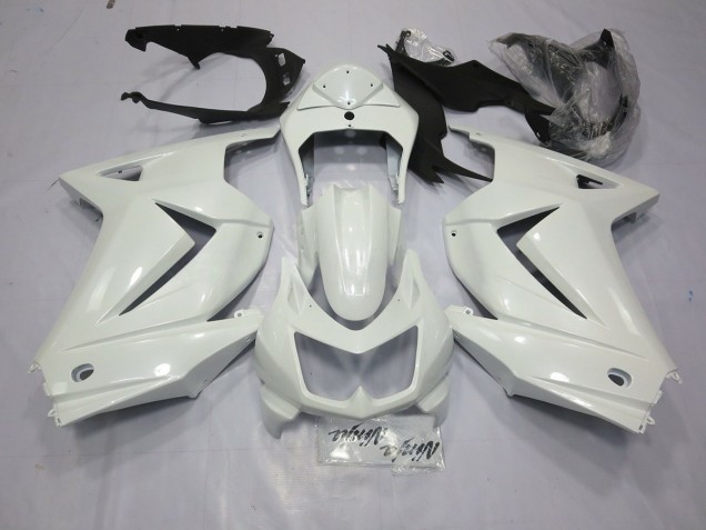 2008-2012 Bianco Lucido Kawasaki Ninja 250 Carena Moto 2008-2012 Bianco Lucido Kawasaki Ninja 250 Carena Moto