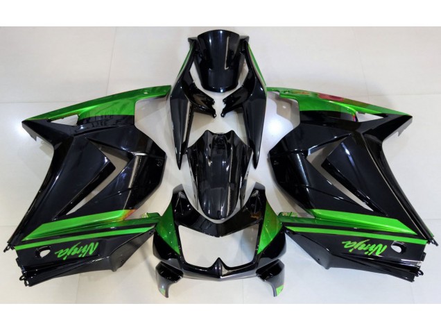 2008-2012 Nero Lucido & Verde Kawasaki Ninja 250 Carena Moto 2008-2012 Nero Lucido & Verde Kawasaki Ninja 250 Carena Moto