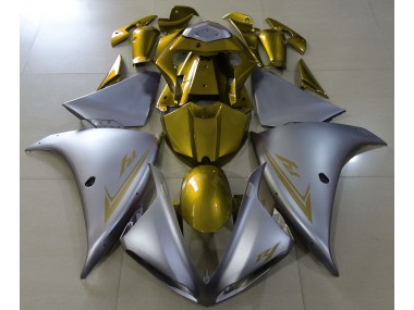 2009-2011 Argento Opaco & Oro Yamaha R1 Carena Moto