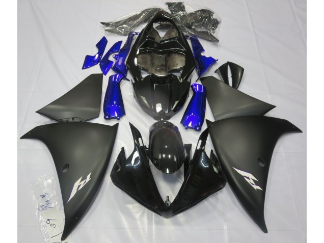 2009-2011 Nero Opaco & Blu Yamaha R1 Carena Moto 2009-2011 Nero Opaco & Blu Yamaha R1 Carena Moto
