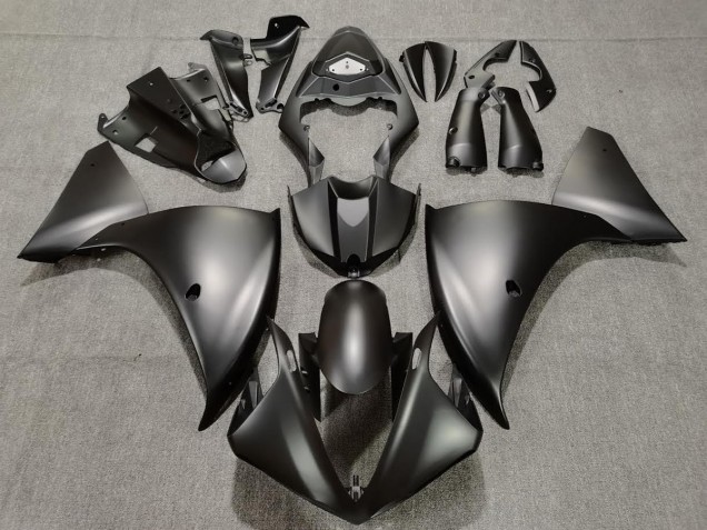 2009-2011 Nero Opaco Completo Yamaha R1 Carena Moto 2009-2011 Nero Opaco Completo Yamaha R1 Carena Moto