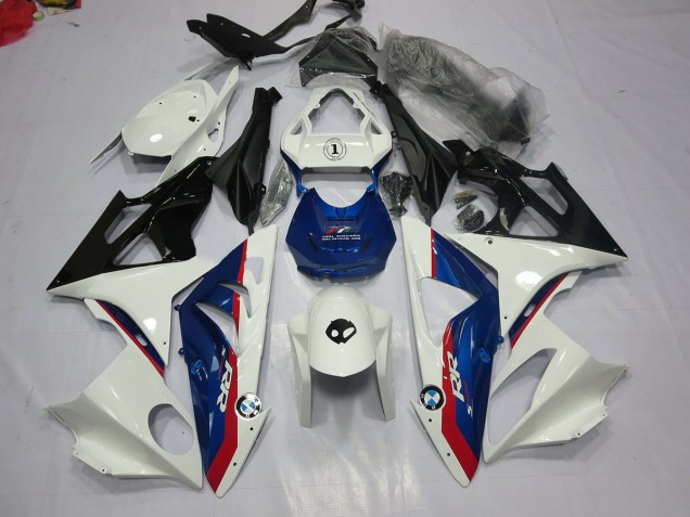 2009-2014 Alien Blu & Bianco BMW S1000RR Carena Moto 2009-2014 Alien Blu & Bianco BMW S1000RR Carena Moto