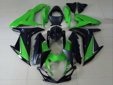 2011-2024 Verde Lucido & Nero Suzuki GSXR 600-750 Carena Moto