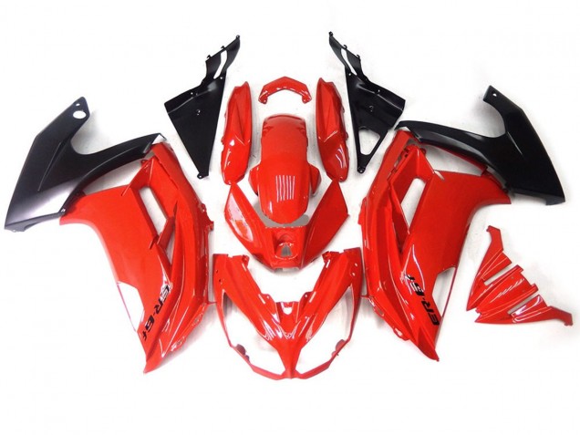 2012-2016 Rosso Nero Kawasaki Ninja 650R Carena Moto 2012-2016 Rosso Nero Kawasaki Ninja 650R Carena Moto