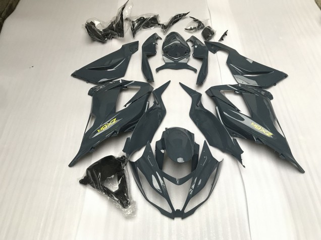 2013-2018 Grigio Lucido Kawasaki ZX6R Carena Moto 2013-2018 Grigio Lucido Kawasaki ZX6R Carena Moto