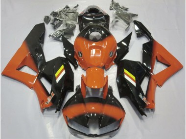 2013-2023 Arancione Lucido & Nero Sfumato Honda CBR600RR Carena Moto