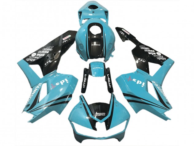 2013-2023 Azzurro & Loghi Honda CBR600RR Carena Moto 2013-2023 Azzurro & Loghi Honda CBR600RR Carena Moto