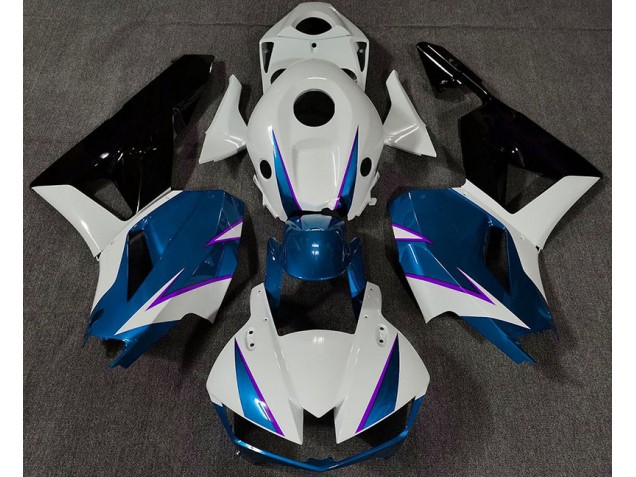 2013-2023 Blu Lucido Bianco & Viola Honda CBR600RR Carena Moto 2013-2023 Blu Lucido Bianco & Viola Honda CBR600RR Carena Moto