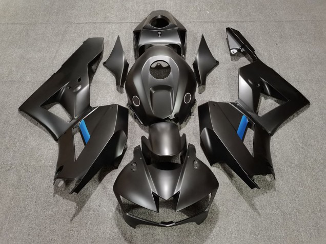 2013-2023 Nero Opaco Con Blu Honda CBR600RR Carena Moto 2013-2023 Nero Opaco Con Blu Honda CBR600RR Carena Moto