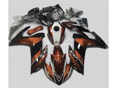 2015-2018 Arancione & Nero Lucido Yamaha R3 Carena Moto