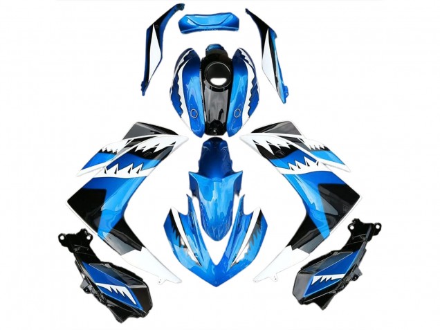 2015-2018 Squalo Azzurro Yamaha R3 Carena Moto 2015-2018 Squalo Azzurro Yamaha R3 Carena Moto