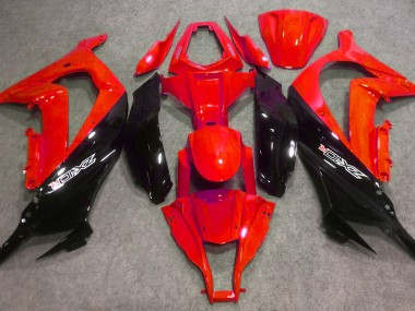 2016-2019 Rosso Lucido & Nero Kawasaki ZX10R Carena Moto