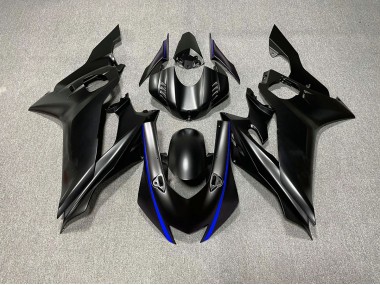 2017-2021 Accenti Neri Opachi & Blu Yamaha R6 Carena Moto