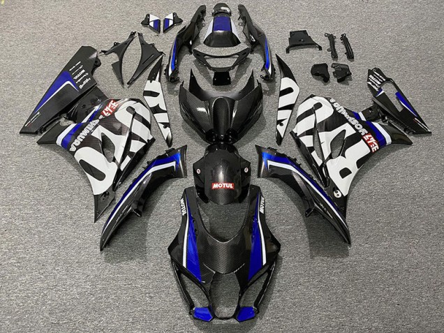 2017-2023 Fibra Di Carbonio Stile & Blu Suzuki GSXR 1000 Carena Moto 2017-2023 Fibra Di Carbonio Stile & Blu Suzuki GSXR 1000 Carena Moto