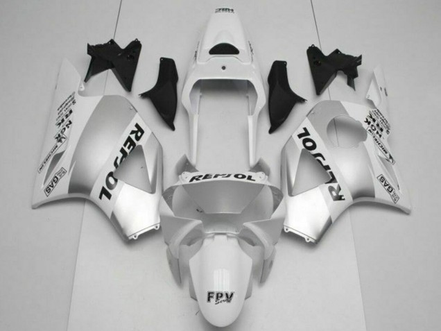 Carena Moto Honda CBR900RR 954RR 2002-2003 - Bianco Argento Nero Repsol